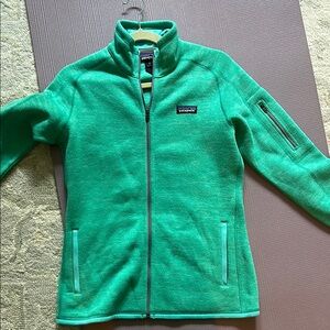 Patagonia Teal Zip-Up Fleece Jacket